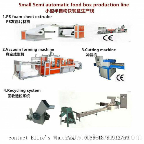 PS Foam Machine to Make Disposable Plates